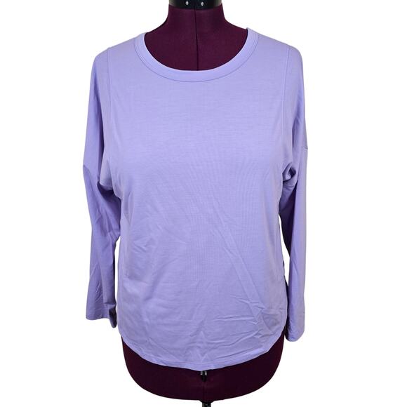 Women's All in Motion Purple Long Sleeve Open Back Athletic Top | Size Medium - Picture 1 of 9